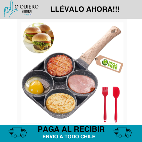 SARTEN DE 4 ESPACIOS QUADCHEF™