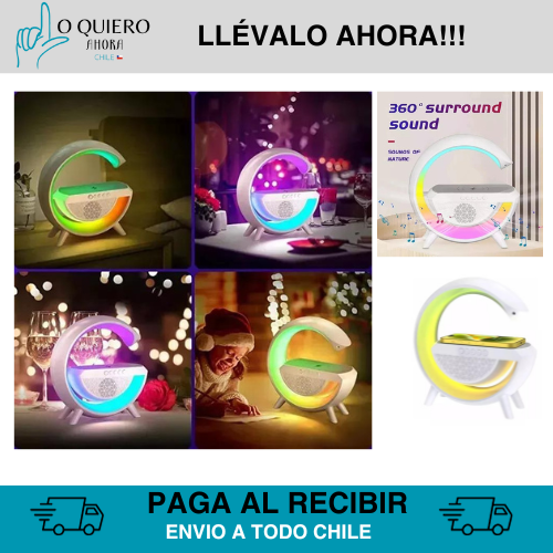 Lampara RGB con Altavoces y Cargador  POWER BEAT™