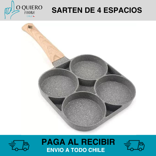 SARTEN DE 4 ESPACIOS QUADCHEF™