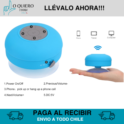 Parlante Bluetooth portatil para ducha SHOWER BEATS™