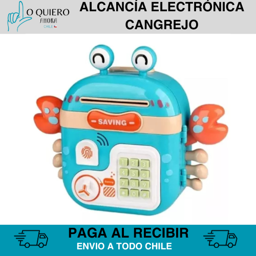 Alcancía Electrónica para Niños Cangrejo CASHJUNIOR™