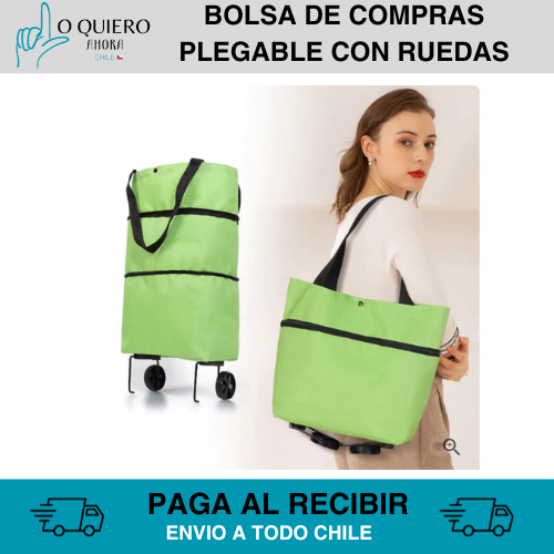 Bolsa De Compras Plegable Con Ruedas TOTE EASY™